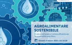 Agroalimentare sostenibile: Il valore dell'acqua e l'utilizzo efficiente per la sostenibilità della filiera.