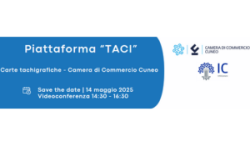 Piattaforma digitale  TACI - Carte tachigrafiche | Webinar 14 maggio