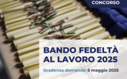 Concorso per la premiazione della Fedeltà al lavoro | Edizione 2025