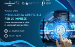 "Intelligenza artificiale per le imprese" | Webinar 27 giugno 2025 h. 10.30-12:30