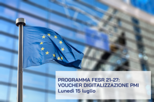 Programma FESR 21-27 Voucher digitalizzazione PMI